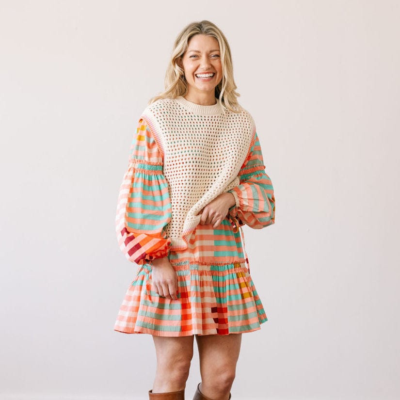 Sorbet Stripe Khai Mini Dress