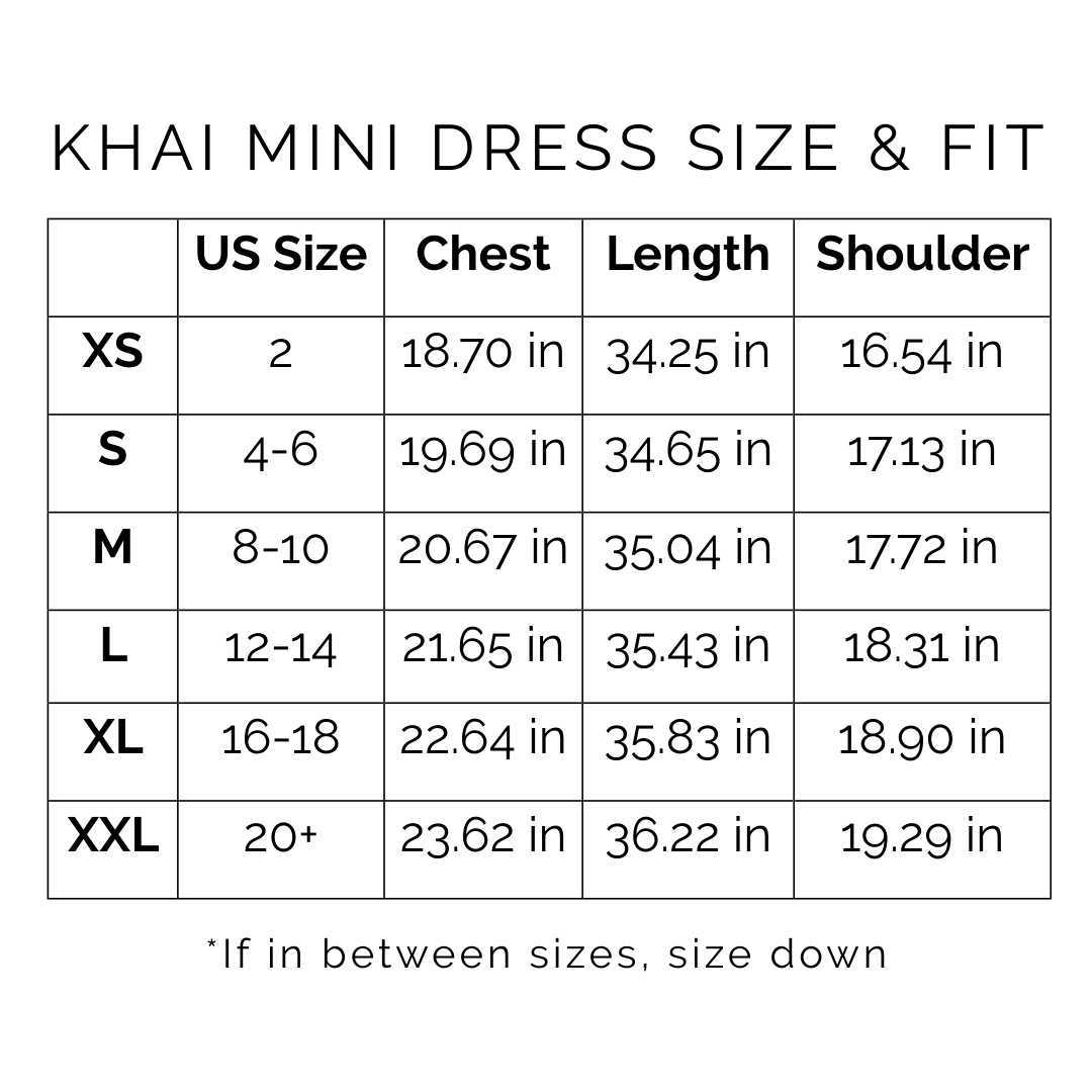 Sky Breeze Khai Mini Dress